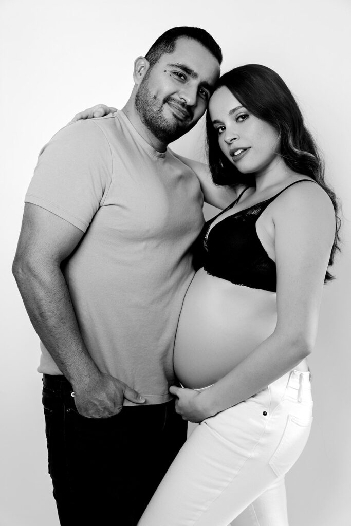pregnant woman and husband